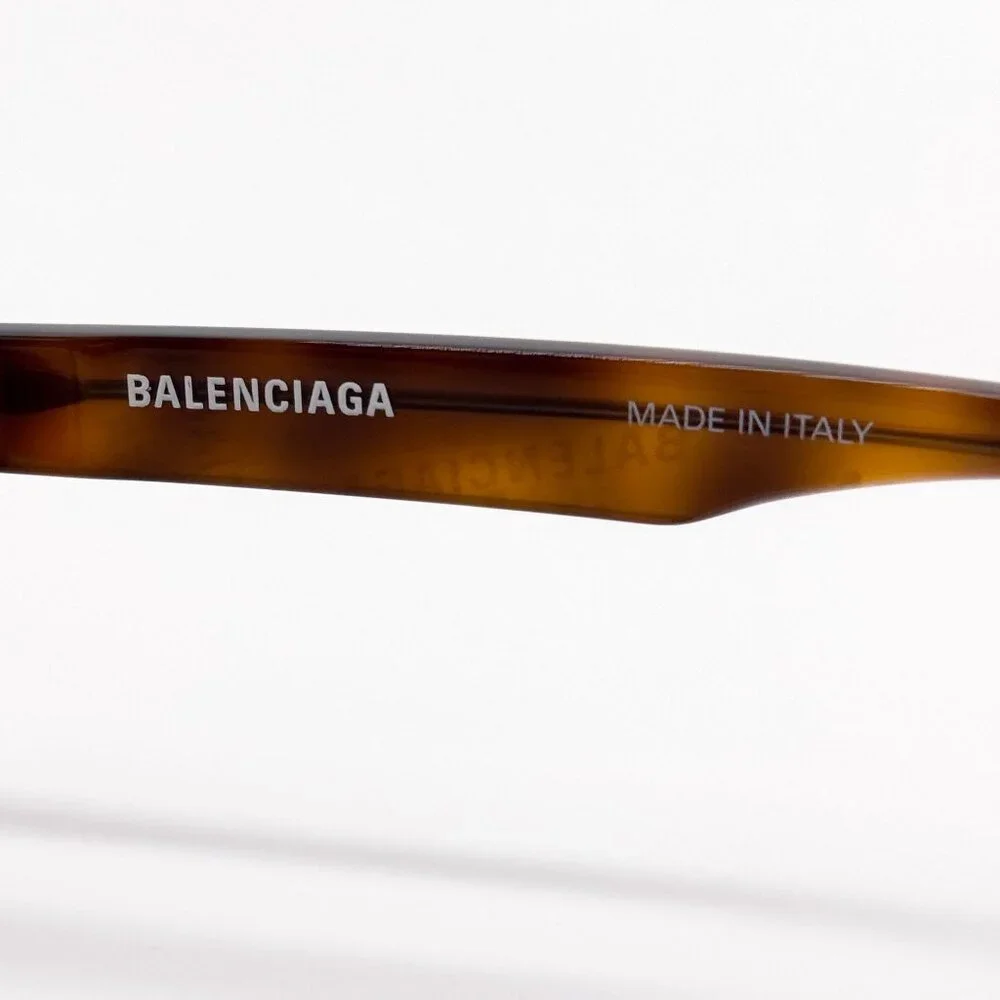 NEW BALENCIAGA EYEGLASSES BB0128O 002 CAT EYE HAVANA WOMEN EYEWEAR BALENCIAGA